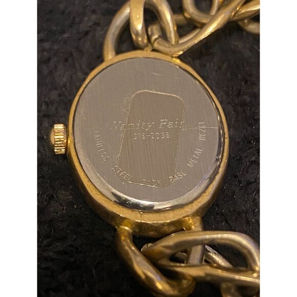 Vanity Fair by Gruen Chain Watch | Roman Numeral Dial | Gold-Tone - Picture 1 of 8